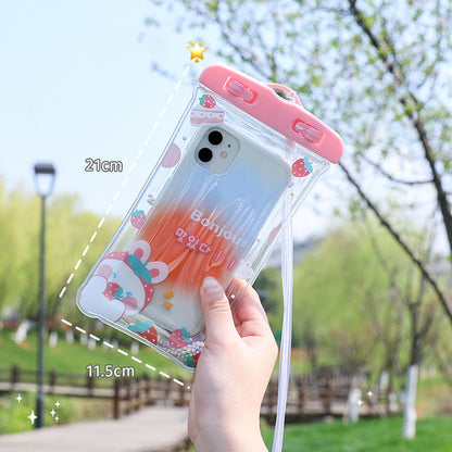 Big Sale - New Cute Cartoon Universal Waterproof Phone Pouch [Airbags Float + Touchscreen]