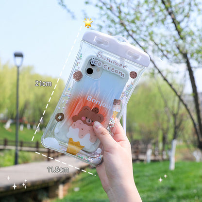 Big Sale - New Cute Cartoon Universal Waterproof Phone Pouch [Airbags Float + Touchscreen]