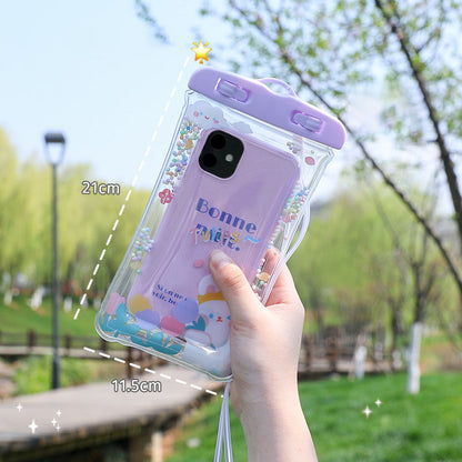 Big Sale - New Cute Cartoon Universal Waterproof Phone Pouch [Airbags Float + Touchscreen]