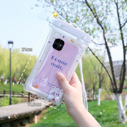 Big Sale - New Cute Cartoon Universal Waterproof Phone Pouch [Airbags Float + Touchscreen]