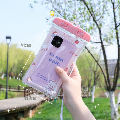 Big Sale - New Cute Cartoon Universal Waterproof Phone Pouch [Airbags Float + Touchscreen]
