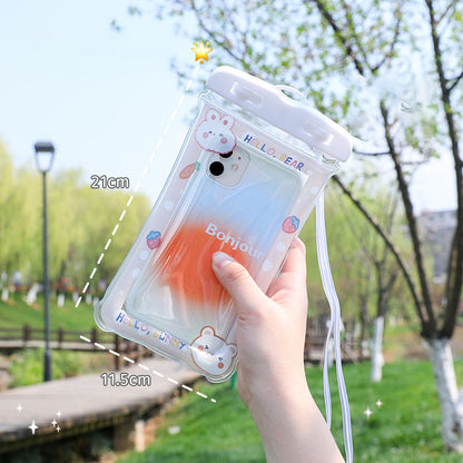 Big Sale - New Cute Cartoon Universal Waterproof Phone Pouch [Airbags Float + Touchscreen]