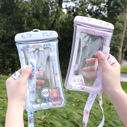 Big Sale - New Cute Cartoon Universal Waterproof Phone Pouch [Airbags Float + Touchscreen]